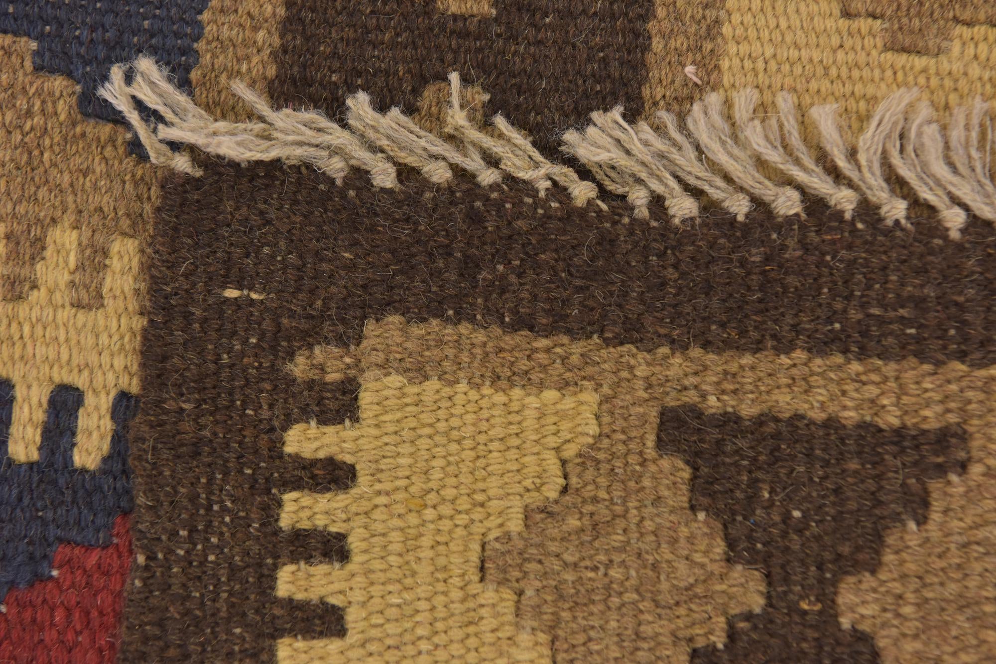 60cm x 190cm Tejido a mano Kilim Maymana Alfombra Lana Pasillera