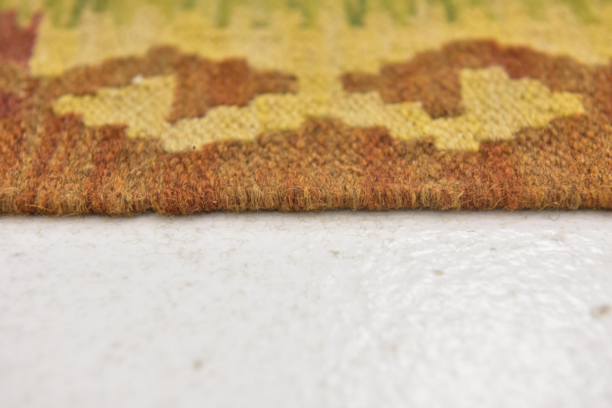 3' 2 x 6' Hand Woven Kilim Maymana Wool Runner Rug