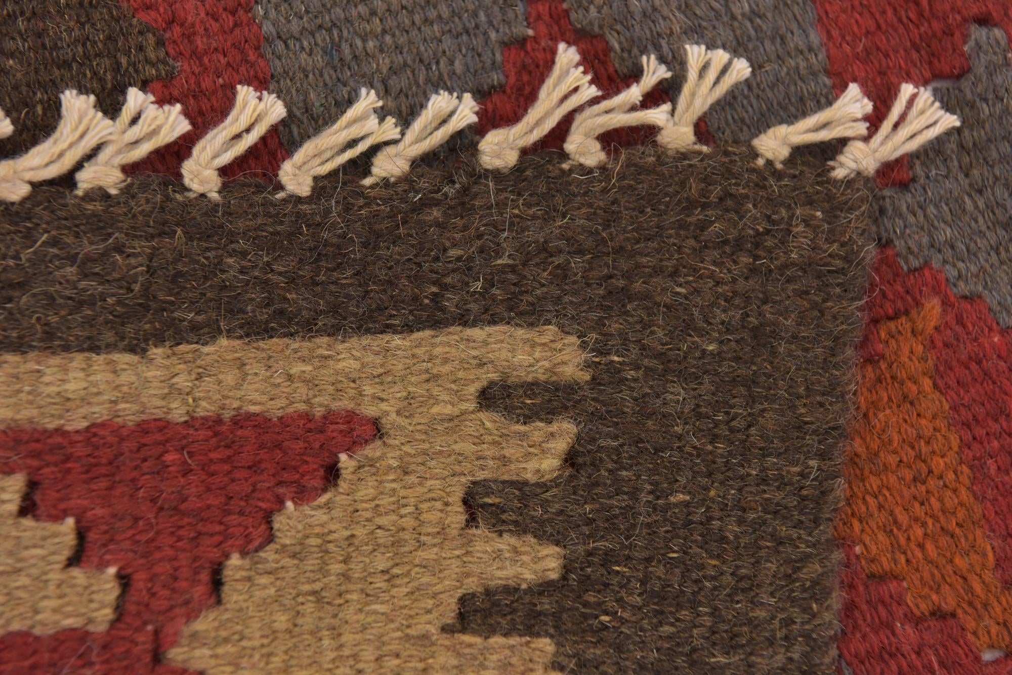 100cm x 195cm Tejido a mano Kilim Maymana Alfombra Lana Pasillera