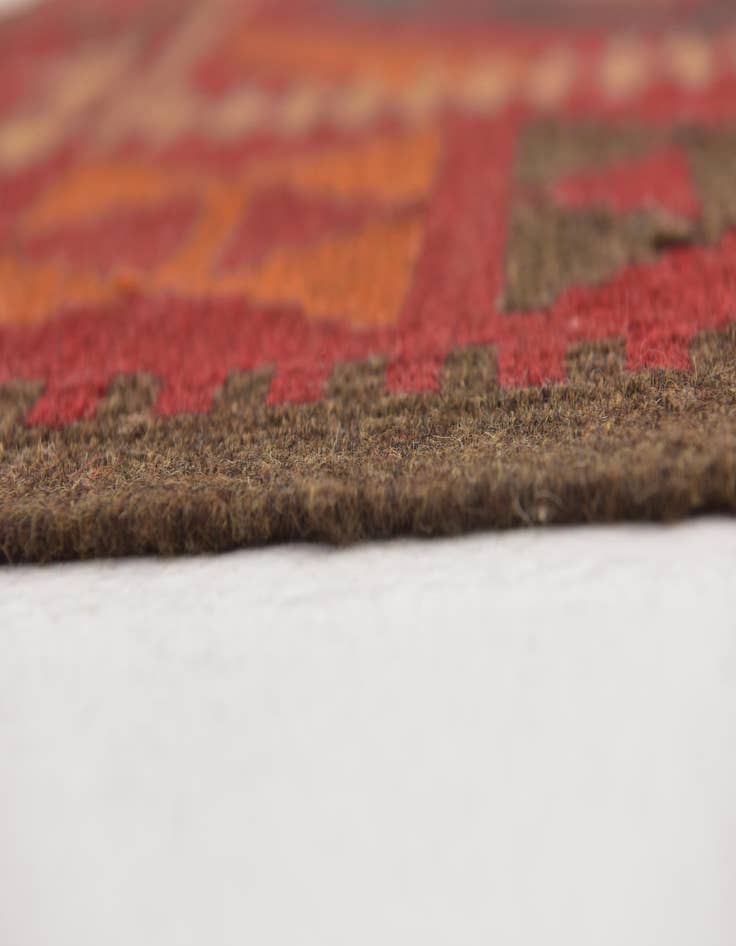 Detail image of 3' 4 x 6' 5  Hand Woven Kilim Maymana Wool Runner Rug