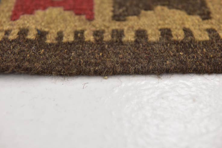 Detail image of 3' 3 x 6' 5 Hand Woven Kilim Maymana Wool Runner Rug