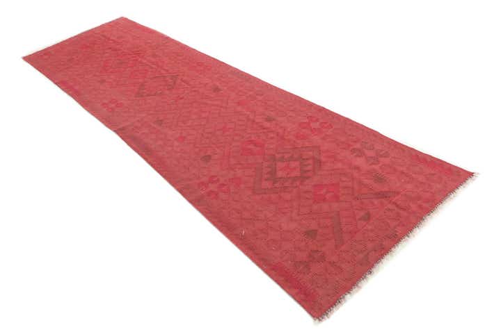 2' 4 x 9' 7 Hand Woven Kilim Modern Wool Runner Rug
