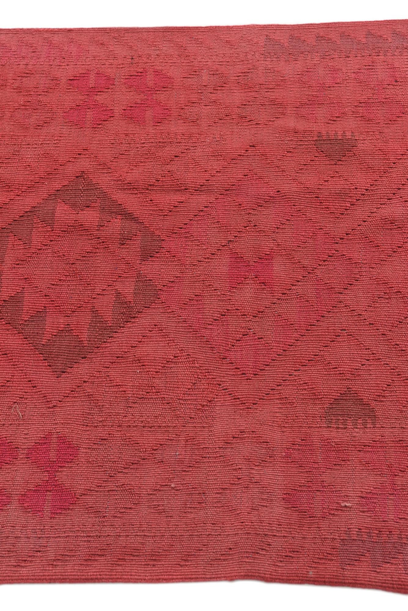 70cm x 290cm Tejido a mano Kilim Modern Alfombra Lana Pasillera