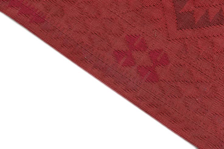 Detail image of 2' 4 x 9' 7 Hand Woven Kilim Modern Wool Runner Rug
