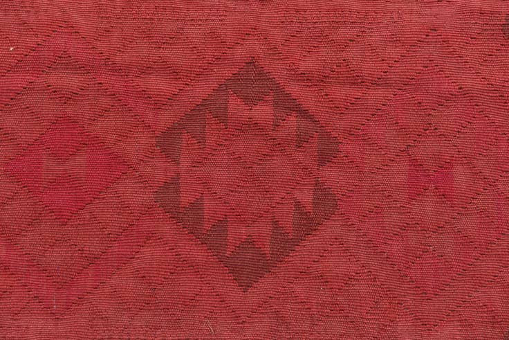 Detail image of 2' 4 x 9' 7 Hand Woven Kilim Modern Wool Runner Rug