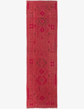 2' 4 x 9' 7 Hand Woven Kilim Modern Wool Runner Rug