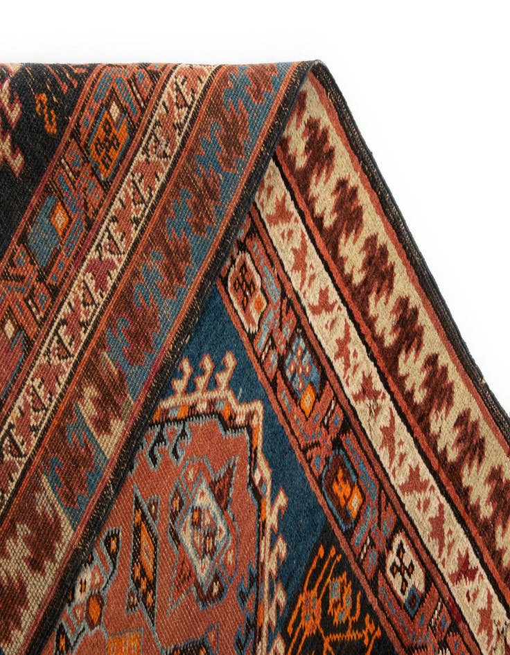 Detail image of 3' 5 x 13' 3 Kilim Wool Runner Rug