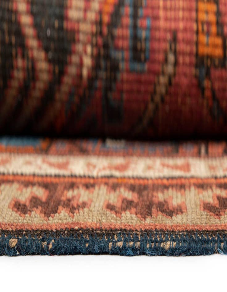 Detail image of 3' 5 x 13' 3 Kilim Wool Runner Rug