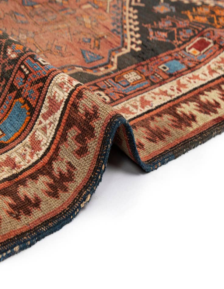 Detail image of 3' 5 x 13' 3 Kilim Wool Runner Rug