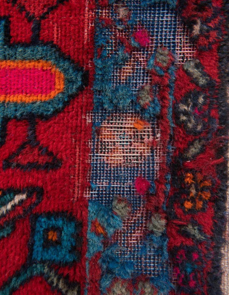 Detail image of 4' x 9' 6  Hand Knotted Koliaei Persian Wool Runner Rug