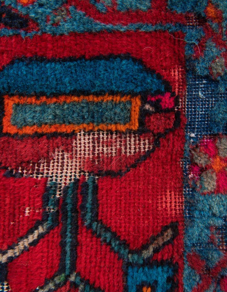 Detail image of 4' x 9' 6  Hand Knotted Koliaei Persian Wool Runner Rug