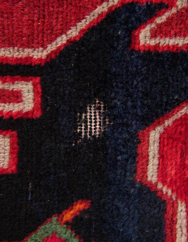 Detail image of 4' x 9' 6  Hand Knotted Koliaei Persian Wool Runner Rug