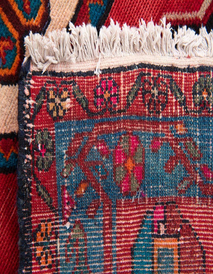 Detail image of 4' x 9' 6  Hand Knotted Koliaei Persian Wool Runner Rug