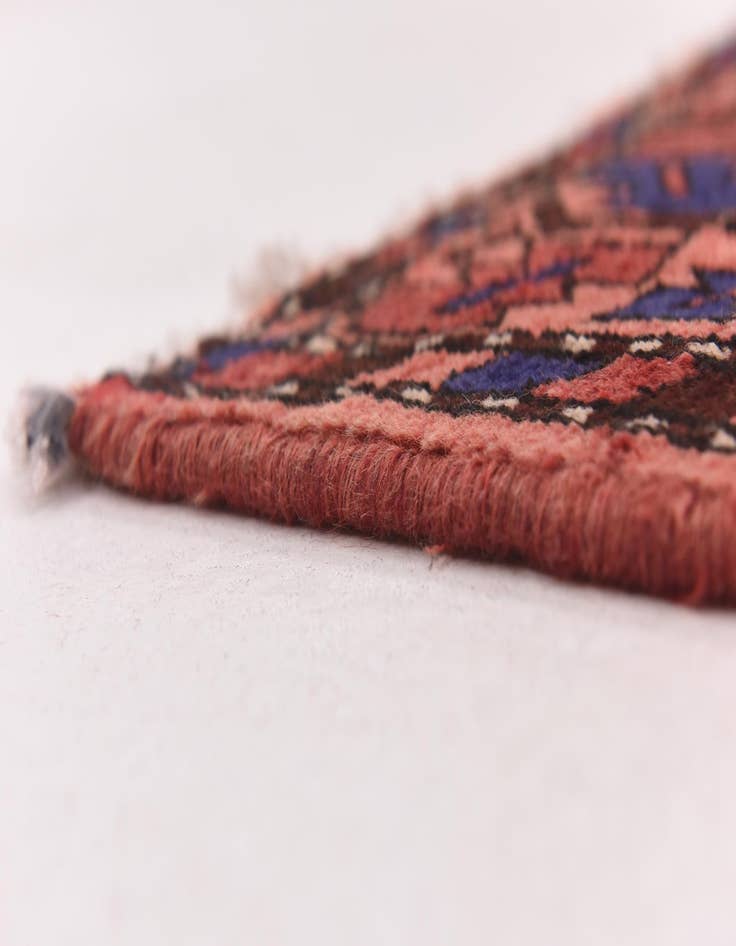 Detail image of 3' 5 x 10'  Hand Knotted Koliaei Persian Wool Runner Rug