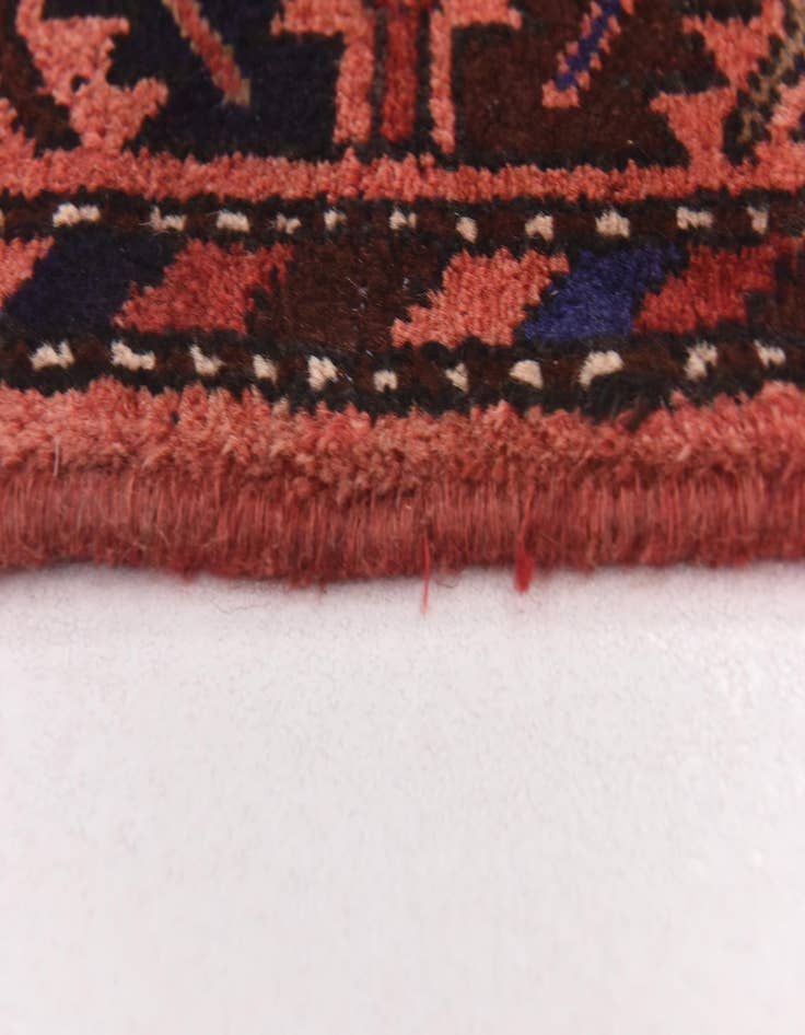 Detail image of 3' 5 x 10'  Hand Knotted Koliaei Persian Wool Runner Rug