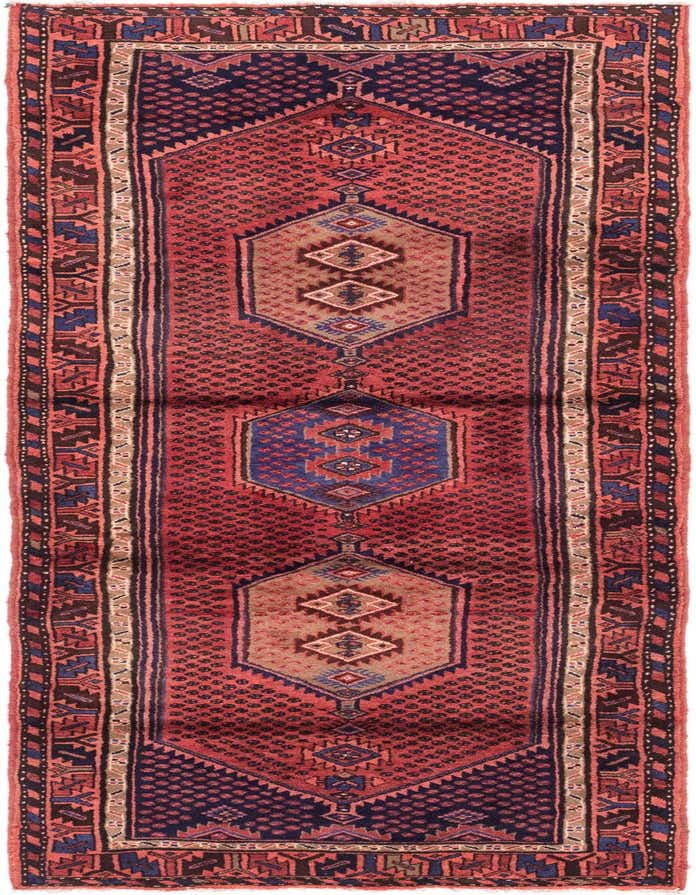Primary image 3' 5 x 10'  Hand Knotted Koliaei Persian Wool Runner Rug