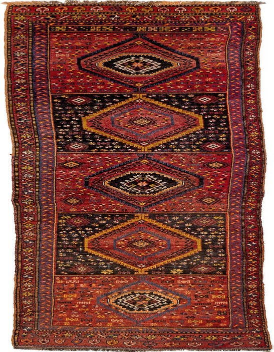Detail image of 3' 5 x 13' 7 Kurd Runner Rug