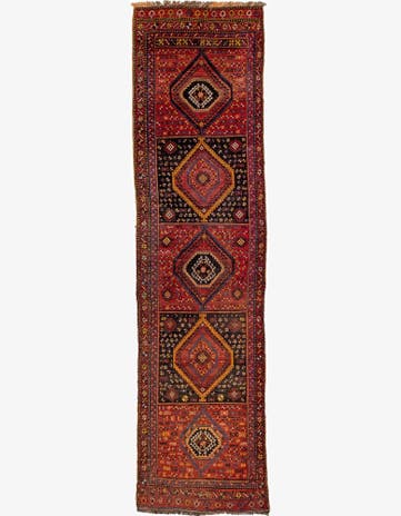 3' 5 x 13' 7 Kurd Runner Rug