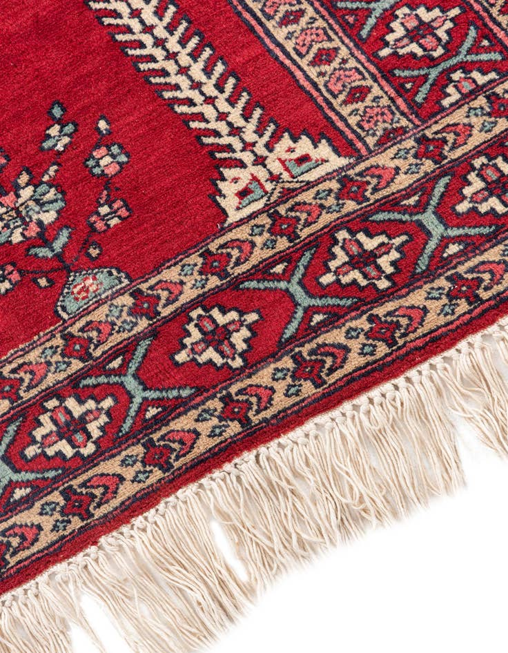 Detail image of 2' 7 x 6' 7  Hand Knotted Lahour Oriental Wool Runner Rug