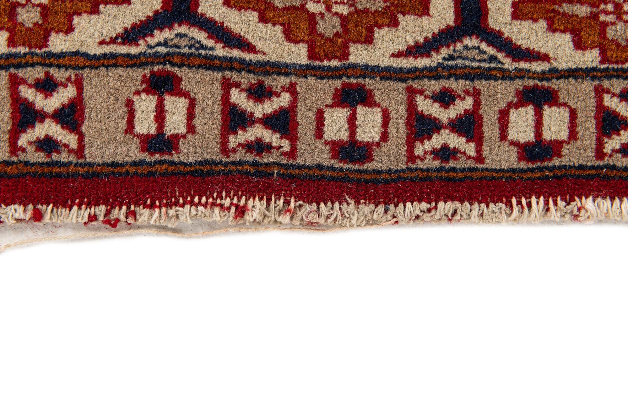 2' 6 x 6' 2 Hand Knotted Lahour Wool Runner Rug