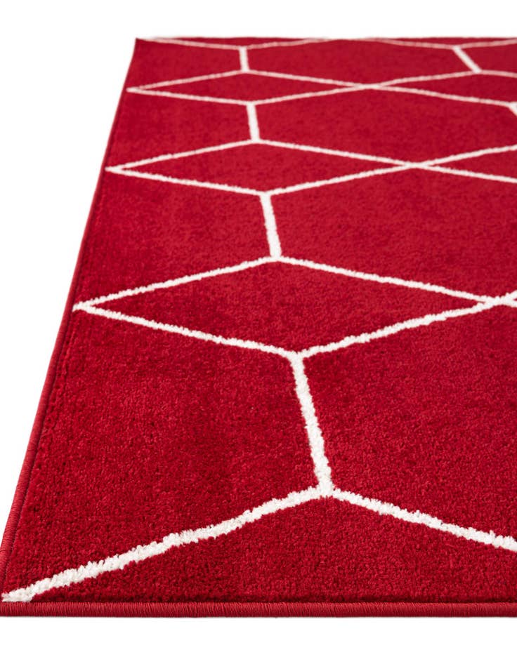 Detail image of 2' x 9' Lattice Frieze Runner Rug