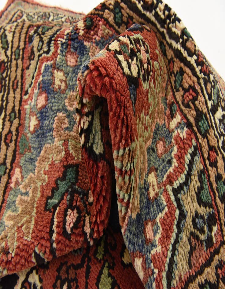 Detail image of 3' 7 x 9' 8  Hand Knotted Liliyan Persian Wool Runner Rug