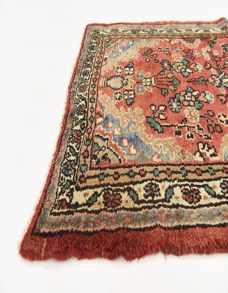 Detail image of 3' 7 x 9' 8  Hand Knotted Liliyan Persian Wool Runner Rug