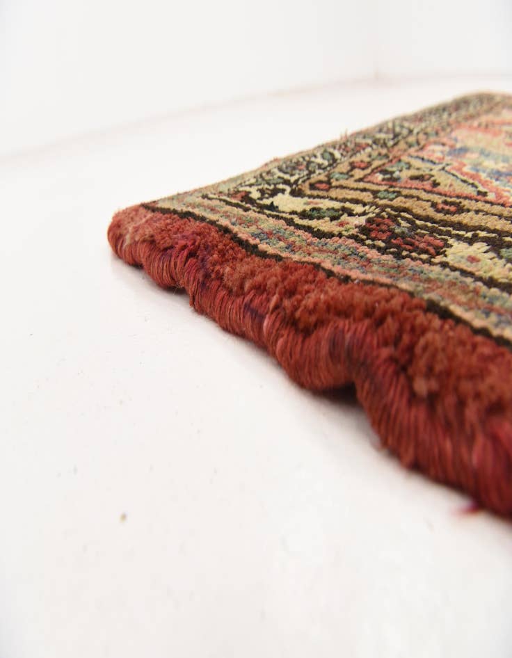 Detail image of 3' 7 x 9' 8  Hand Knotted Liliyan Persian Wool Runner Rug