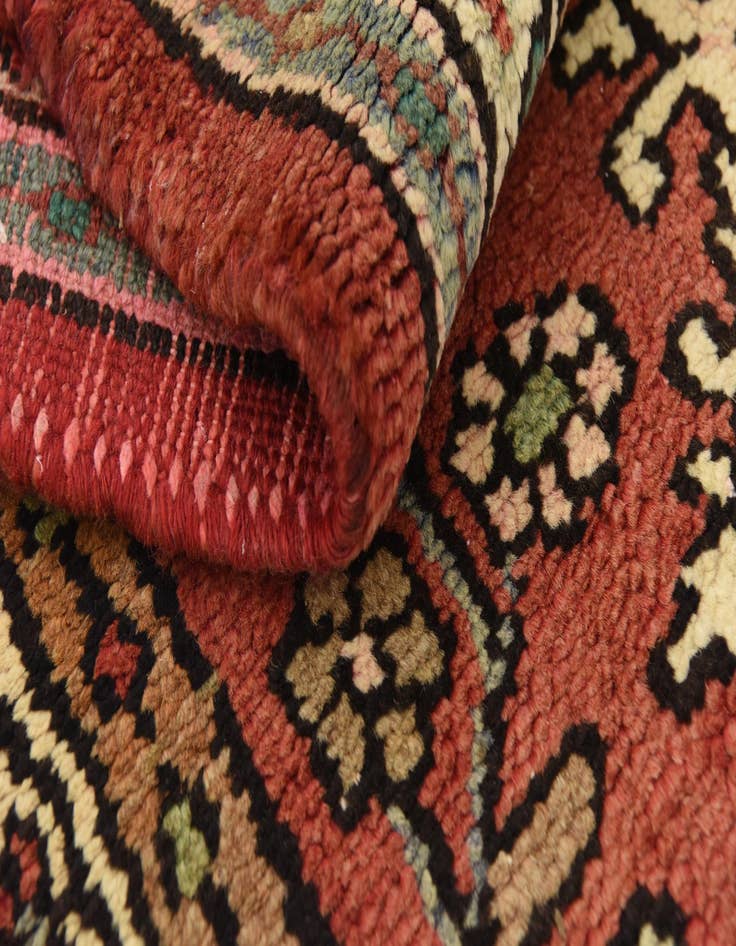 Detail image of 3' 7 x 9' 8  Hand Knotted Liliyan Persian Wool Runner Rug