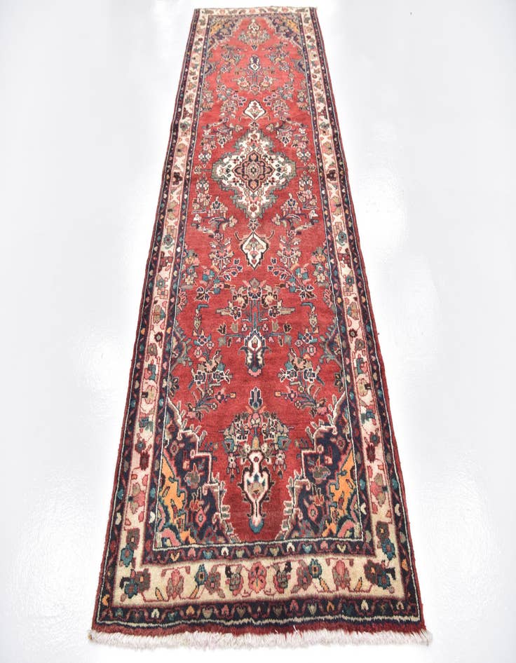 Detail image of 3' 7 x 9' 6 Liliyan Wool Runner Rug