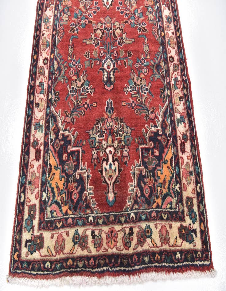 Detail image of 3' 7 x 9' 6 Liliyan Wool Runner Rug