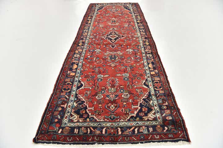 3' 8 x 10' 6 Hand Knotted Liliyan Persian Wool Runner Rug