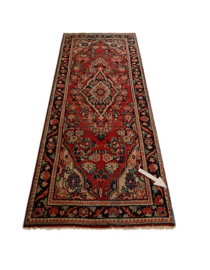 3' 5 x 9' 10 Hand Knotted Liliyan Persian Wool Runner Rug
