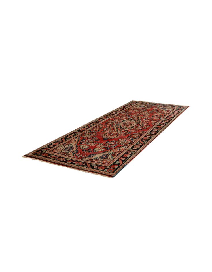 Detail image of 3' 5 x 9' 10 Hand Knotted Liliyan Persian Wool Runner Rug