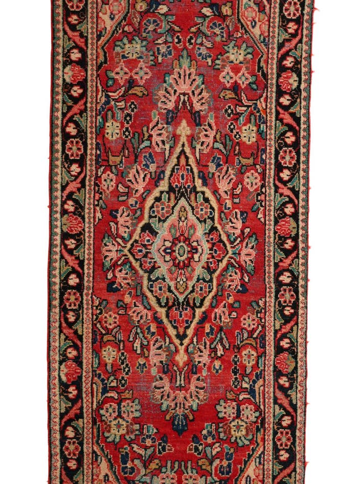 Detail image of 3' 5 x 9' 10 Hand Knotted Liliyan Persian Wool Runner Rug