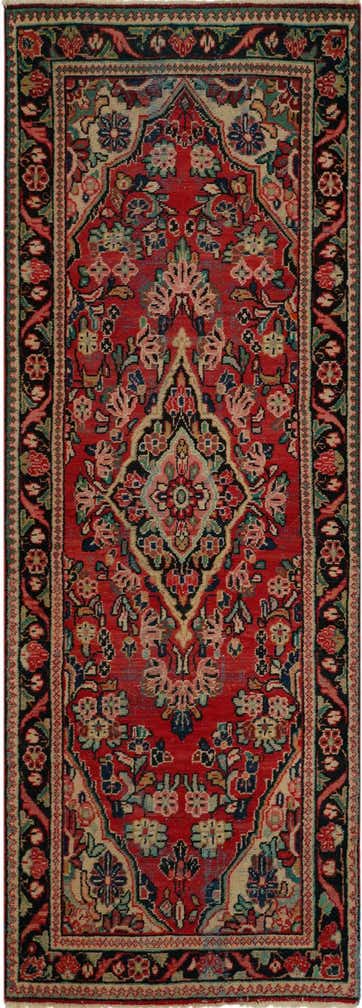 3' 5 x 9' 10 Hand Knotted Liliyan Persian Wool Runner Rug