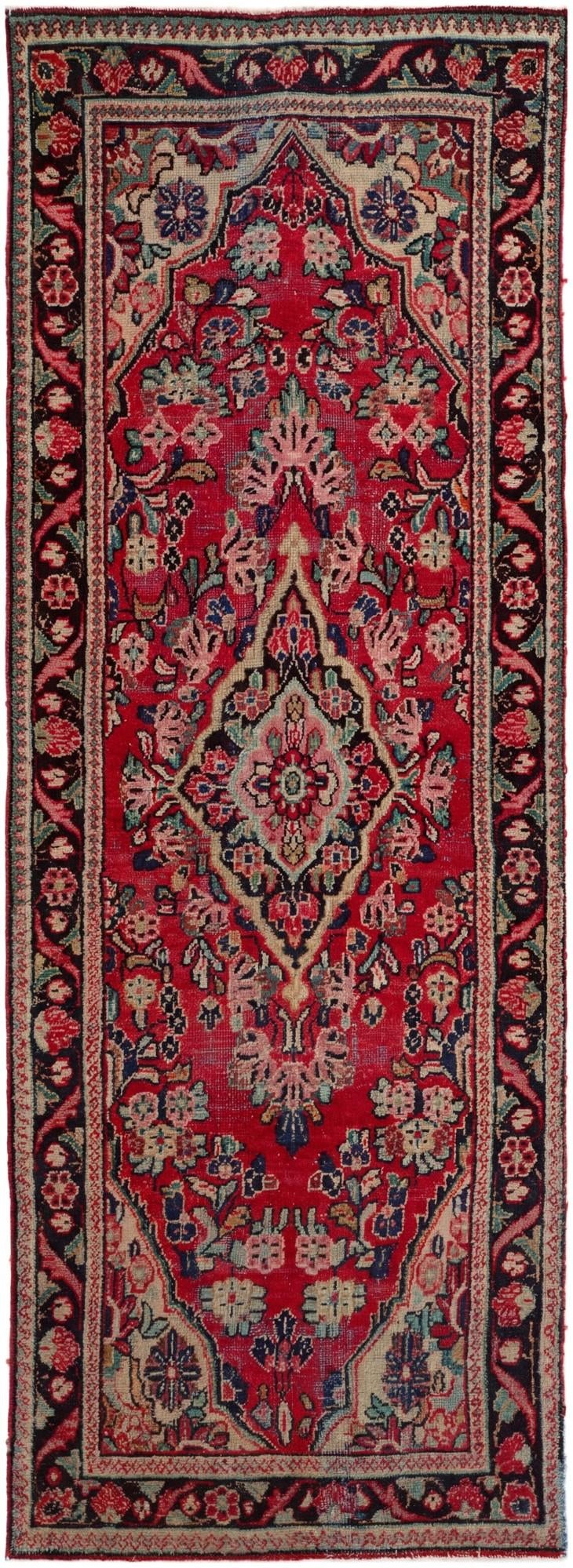 3' 5 x 9' 10 Hand Knotted Liliyan Persian Wool Runner Rug