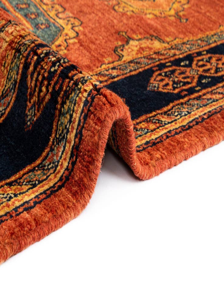 Detail image of 2' 11 x 8' 6 Luribaft Wool Runner Rug