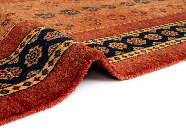 Detailansicht von 85cm x 300cm Luribaft Wolle Läufer Teppich