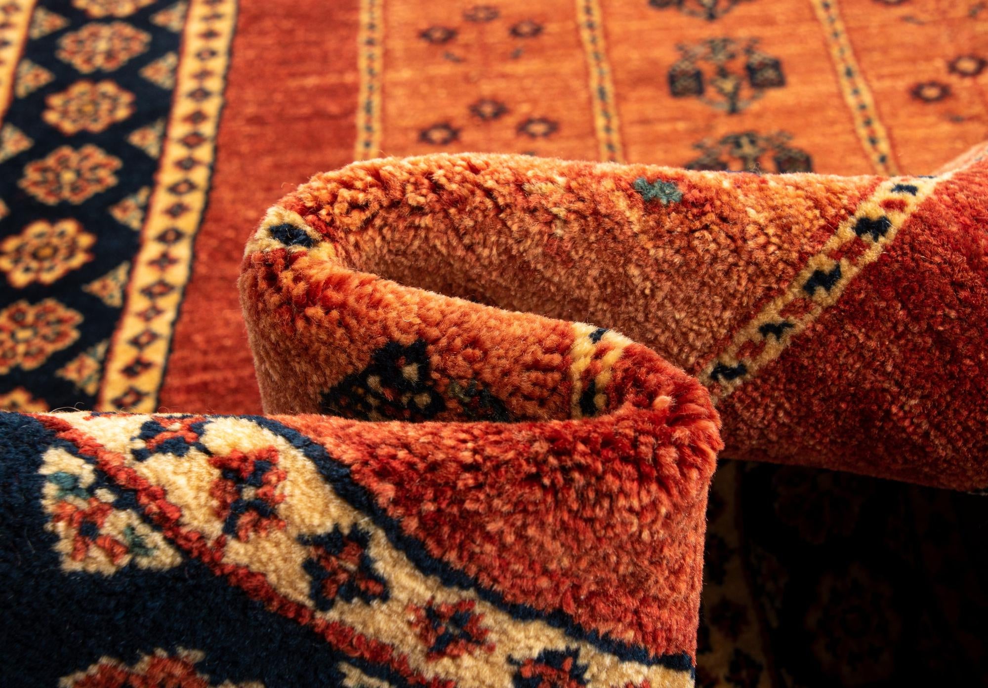 2' 10 x 9' 9 Luribaft Wool Runner Rug