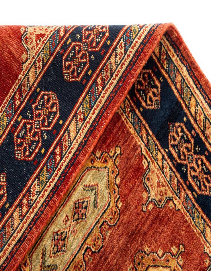 Detail image of 2' 10 x 9' 7 Luribaft Wool Runner Rug