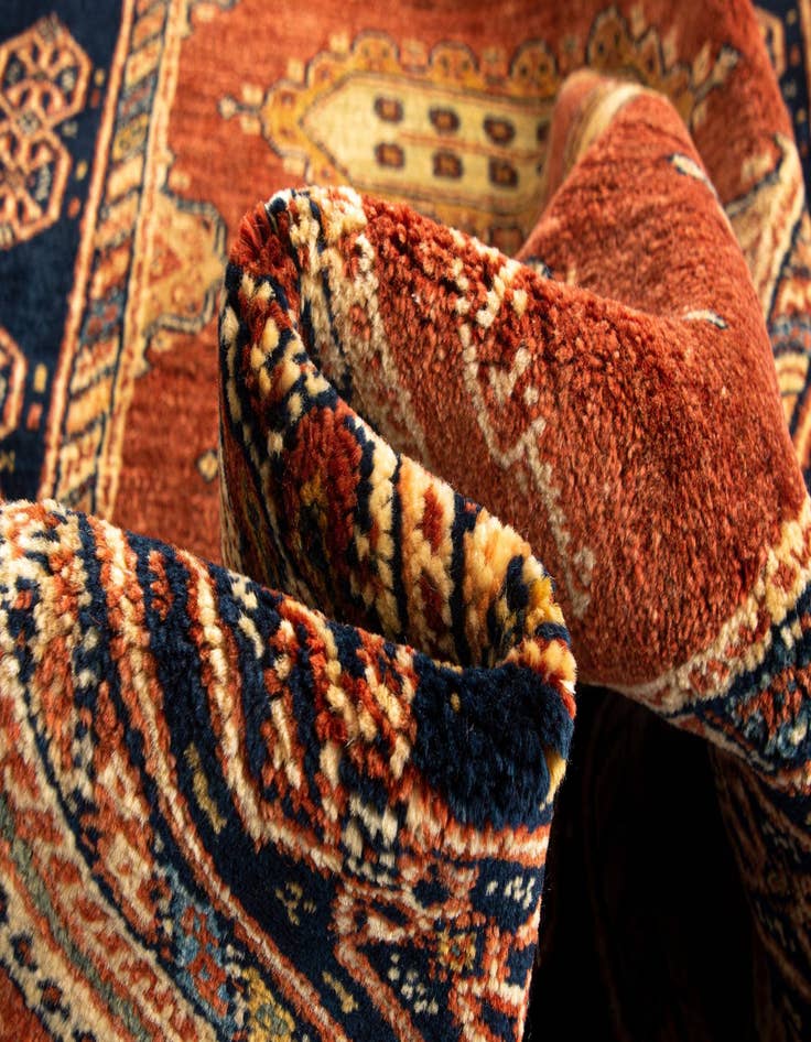 Detail image of 2' 10 x 9' 7 Luribaft Wool Runner Rug