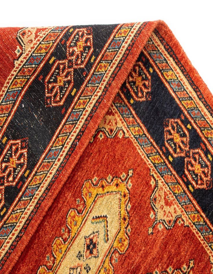 Detail image of 2' 11 x 9' 11 Luribaft Wool Runner Rug