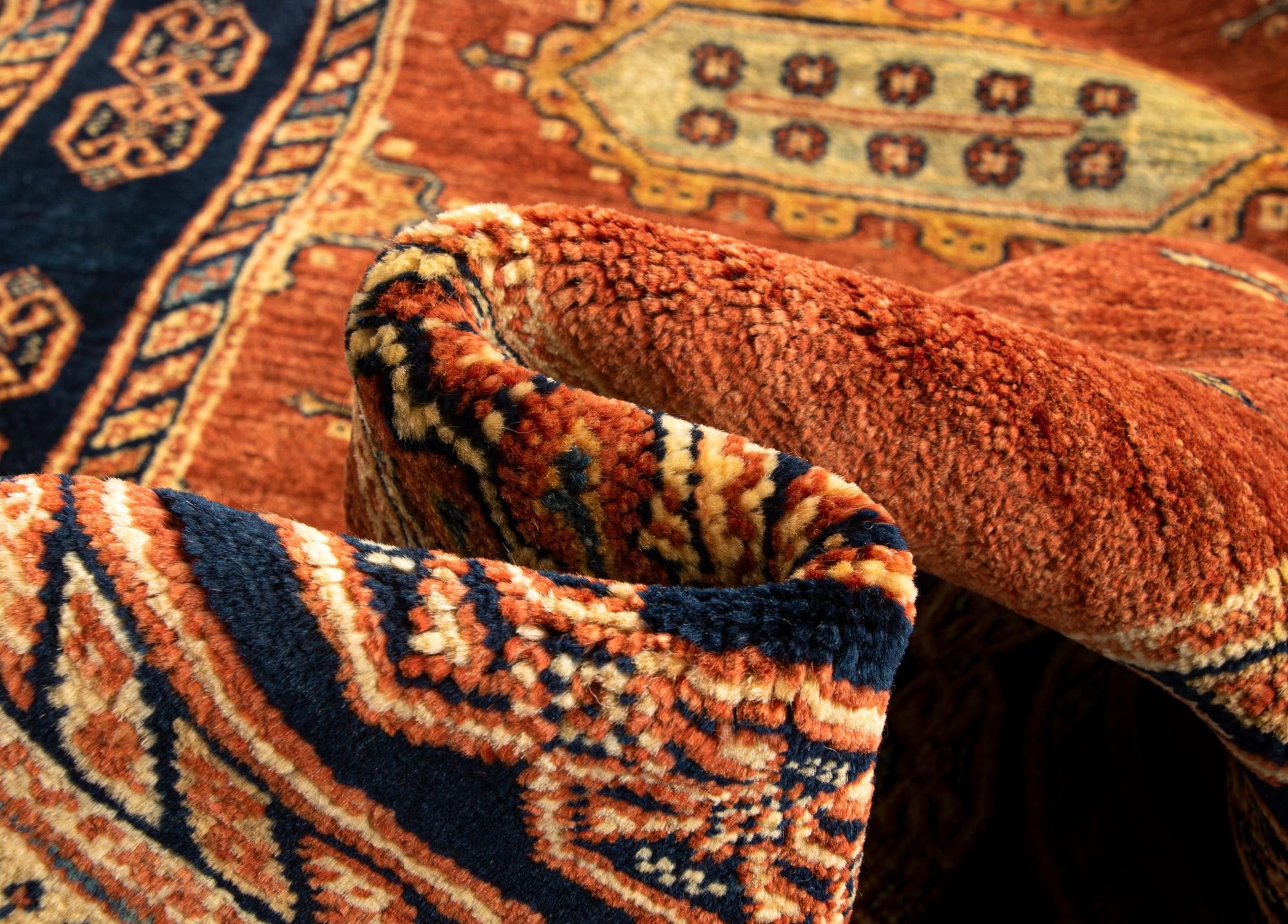 2' 8 x 9' 7 Luribaft Wool Runner Rug