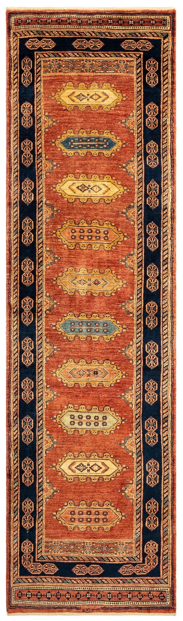 2' 8 x 9' 7 Luribaft Wool Runner Rug