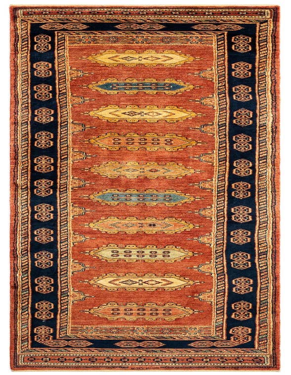 Detail image of 2' 8 x 9' 7 Luribaft Wool Runner Rug