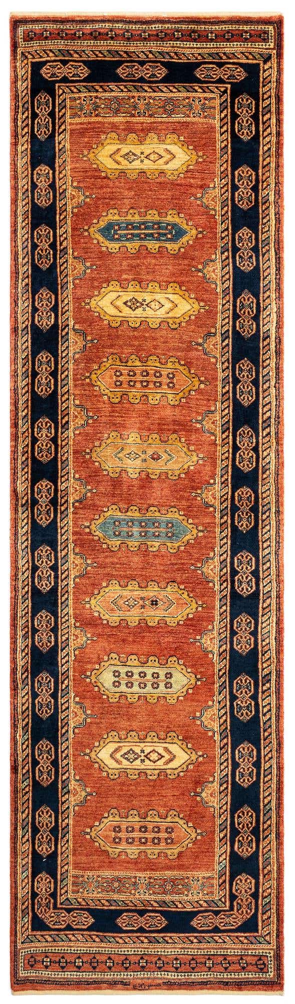 2' 8 x 9' 7 Luribaft Wool Runner Rug