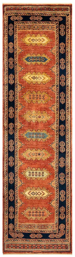 2' 8 x 9' 7 Luribaft Wool Runner Rug