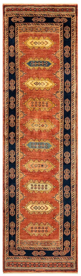 Detail image of 2' 8 x 9' 7 Luribaft Wool Runner Rug