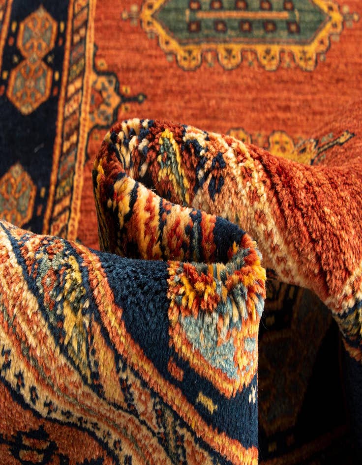 Detail image of 2' 8 x 9' 8 Luribaft Wool Runner Rug